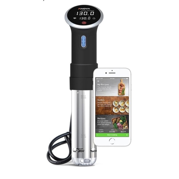 Open Box Anova Precision Cooker in Black and Orange - Picture 1 of 7